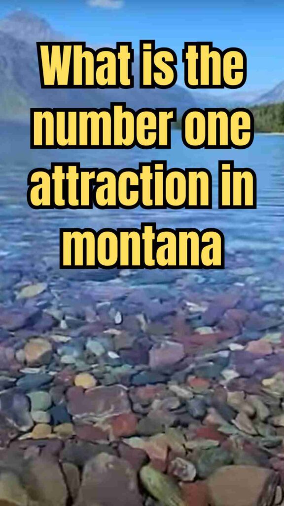 “Scenic view of Glacier National Park in Montana with snow-capped mountains, turquoise lakes, and lush forests along the Going-to-the-Sun Road.”